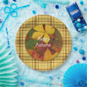 ハロウィーン秋紅葉パーティー紙プレート ペーパープレート (パーティー)