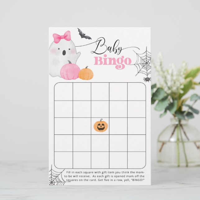 ハロウィーン秋赤ちゃんシャワービンゴゲーム (スタンド正面)