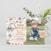 ハロウィーン第2誕生日2不気味招待状 招待状 (スタンド正面)