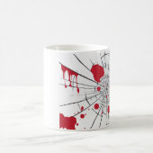 ハロウィーン粉砕ガラス コーヒーマグカップ (中央)