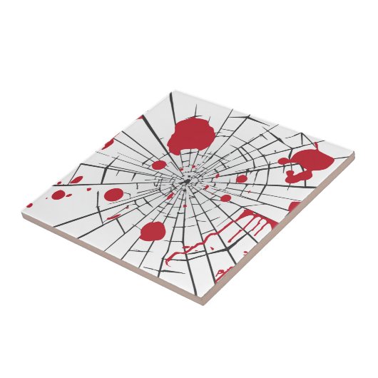 ハロウィーン粉砕ガラス タイル (側面)