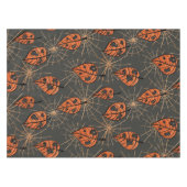 ハロウィーン紅葉とクモの巣 テーブルクロス (正面(横))
