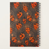 ハロウィーン紅葉とクモの巣 プランナー手帳 (裏面)