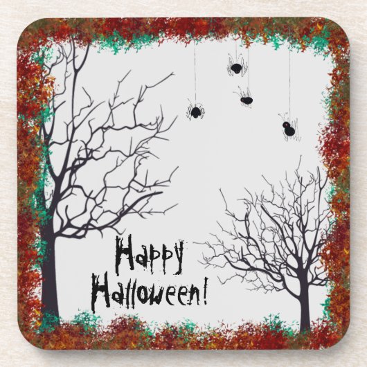 ハロウィーン紅葉グニャリーツリーズスパイダー コースター (正面)