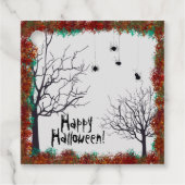 ハロウィーン紅葉グニャリーツリーズスパイダー フェイバータグ (正面)