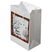 ハロウィーン紅葉グニャリーツリーズスパイダー ミディアムペーパーバッグ (正面アングル)