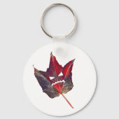 ハロウィーン紅葉リーフ秋感謝祭 キーホルダー (正面)