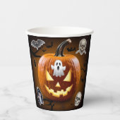 ハロウィーン紙カップ 紙コップ (正面)