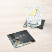 ハロウィーン紙コースタークリーズマフ恋しく思ェット スクエアペーパーコースター (インサイチュ)