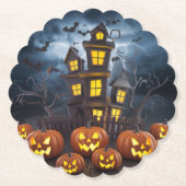 ハロウィーン紙コースター ペーパーコースター (正面)