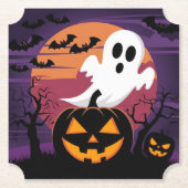 ハロウィーン紙コースター ペーパーコースター (正面)