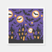 ハロウィーン紙ナプキンス スタンダードカクテルナプキン (正面)