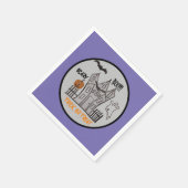 ハロウィーン紙ナプキンス スタンダードカクテルナプキン (角)