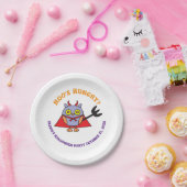 ハロウィーン紙プレートフクロウデビルデザイン ペーパープレート (パーティー)