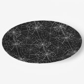 ハロウィーン紙プレート – スパイダーウェブ ペーパープレート (アングル)