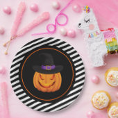 ハロウィーン紙プレート – パンプキンウィッチ ペーパープレート (パーティー)