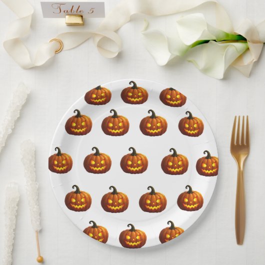 ハロウィーン紙プレート ペーパープレート (ウェディング)