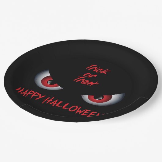 ハロウィーン紙プレート ペーパープレート (アングル)