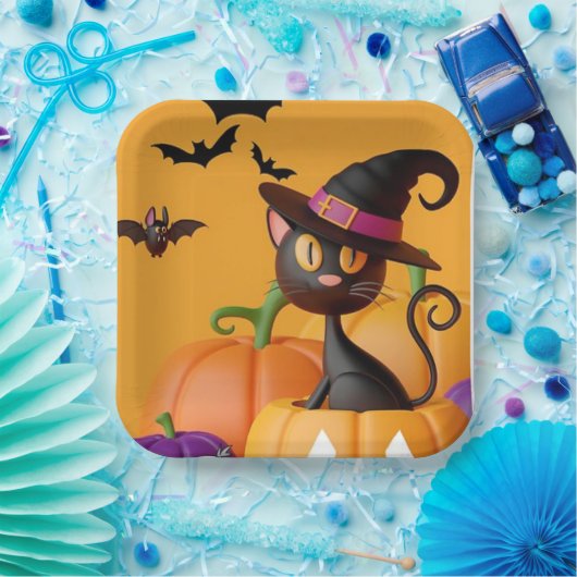 ハロウィーン紙プレート ペーパープレート (パーティー)