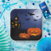 ハロウィーン紙プレート ペーパープレート (パーティー)