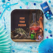 ハロウィーン紙プレート、毒を選ぶ ペーパープレート (パーティー)