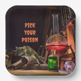 ハロウィーン紙プレート、毒を選ぶ ペーパープレート