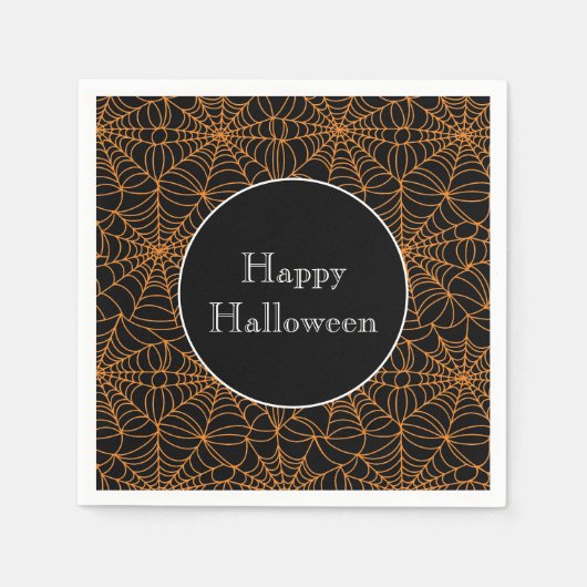 ハロウィーン紙 スタンダードカクテルナプキン (正面)