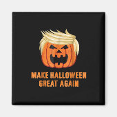 ハロウィーン素晴らしを再びおもしろいトランプキンクラシック マグネット (正面)
