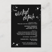 ハロウィーン結婚の夜 エンクロージャーカード (正面)