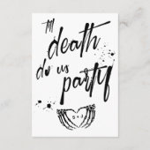 ハロウィーン結婚の夜 エンクロージャーカード (裏面)