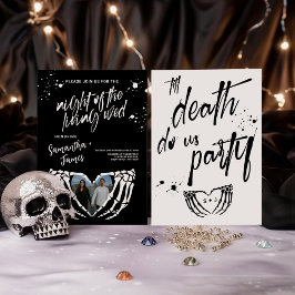 ハロウィーン結婚の夜 招待状