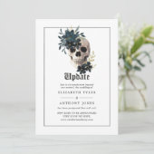 ハロウィーン結婚ゴシック更新招待状 招待状 (スタンド正面)