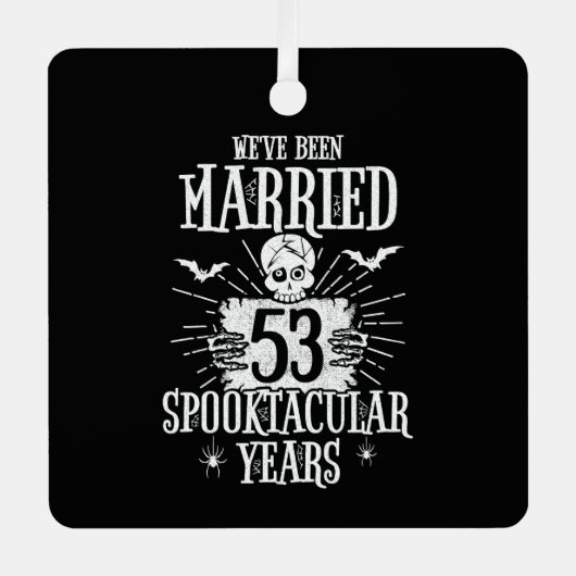 ハロウィーン結婚スプオクタキュラ53周年 メタルオーナメント (正面)