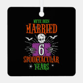 ハロウィーン結婚スプオクタキュラ6周年 メタルオーナメント (裏面)