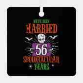 ハロウィーン結婚スプオクタク56周年 メタルオーナメント (正面)
