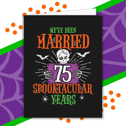 ハロウィーン結婚七十五周年 カード