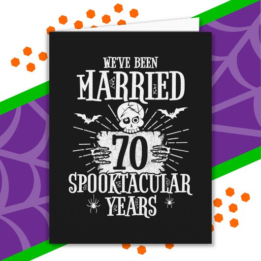 ハロウィーン結婚七十 カード