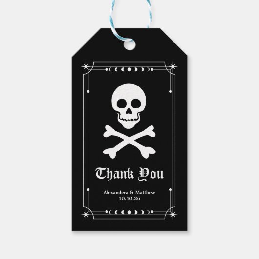 ハロウィーン結婚式の引き出物 ギフトタグ (正面)