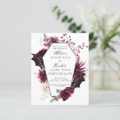 ハロウィーン結婚式招待状 (スタンド正面)