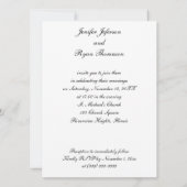 ハロウィーン結婚式招待状 招待状 (裏面)