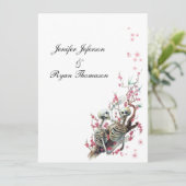 ハロウィーン結婚式招待状 招待状 (スタンド正面)