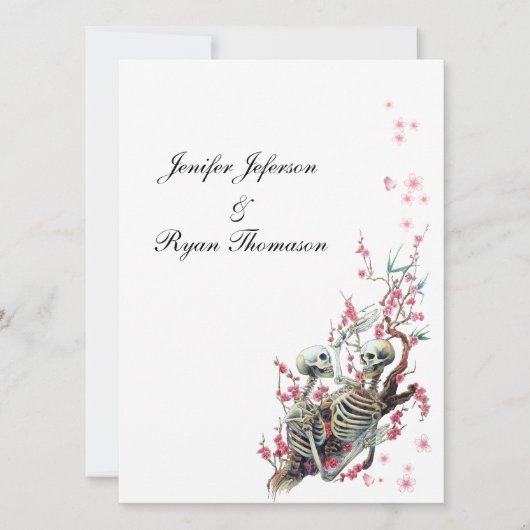 ハロウィーン結婚式招待状 招待状 (正面)