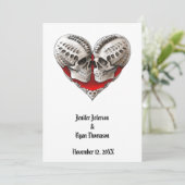 ハロウィーン結婚式招待状 招待状 (スタンド正面)