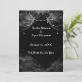 ハロウィーン結婚式招待状 招待状 (スタンド正面)