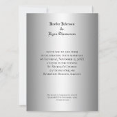 ハロウィーン結婚式招待状 招待状 (裏面)