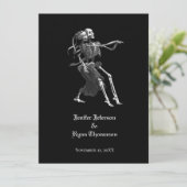 ハロウィーン結婚式招待状 招待状 (スタンド正面)