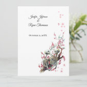 ハロウィーン結婚式招待状 招待状 (スタンド正面)