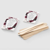 ハロウィーン結婚式 プログラム ハンドファン (組立なし)