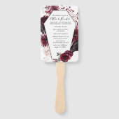 ハロウィーン結婚式 プログラム ハンドファン (正面)