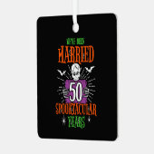 ハロウィーン結婚戦没者50周年 メタルオーナメント (正面左)